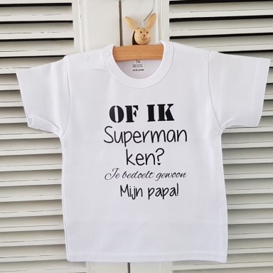 Aanbieding Baby Shirtje met tekst cadeau voor papa